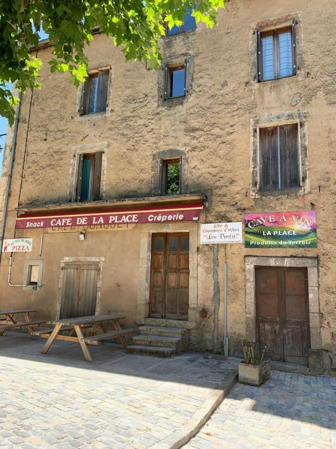 Cafe De La Place Gite & Chambres D'Hotes "Lou Pastre" Lanuéjols Eksteriør bilde