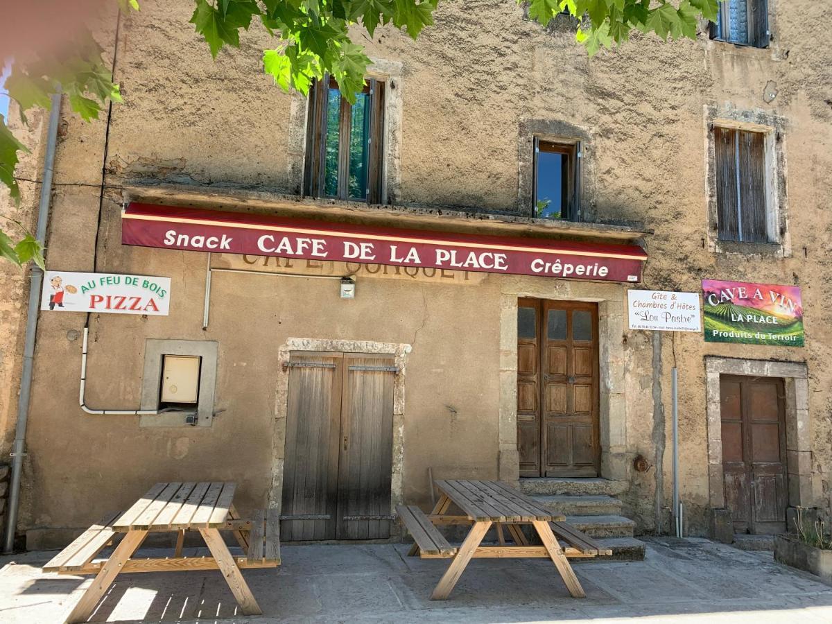 Cafe De La Place Gite & Chambres D'Hotes "Lou Pastre" Lanuéjols Eksteriør bilde